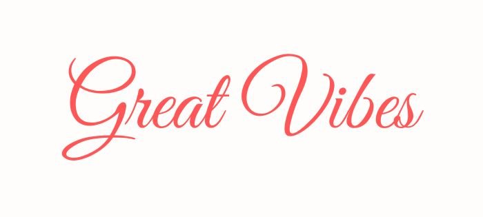 Best aesthetic formal script fonts on Canva Great Vibes