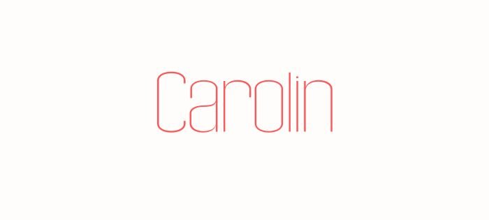 Best aesthetic sans serif fonts on Canva Carolin