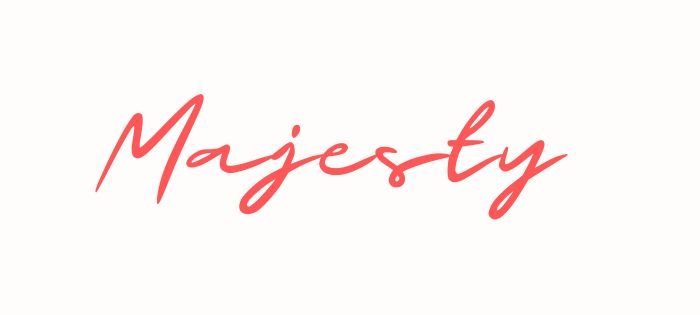 Best handwritten aesthetics fonts on Canva Majesty