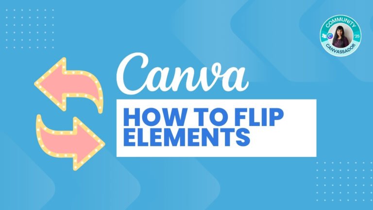 How to Flip and Rotate Elements in Canva - Digital Content Hub