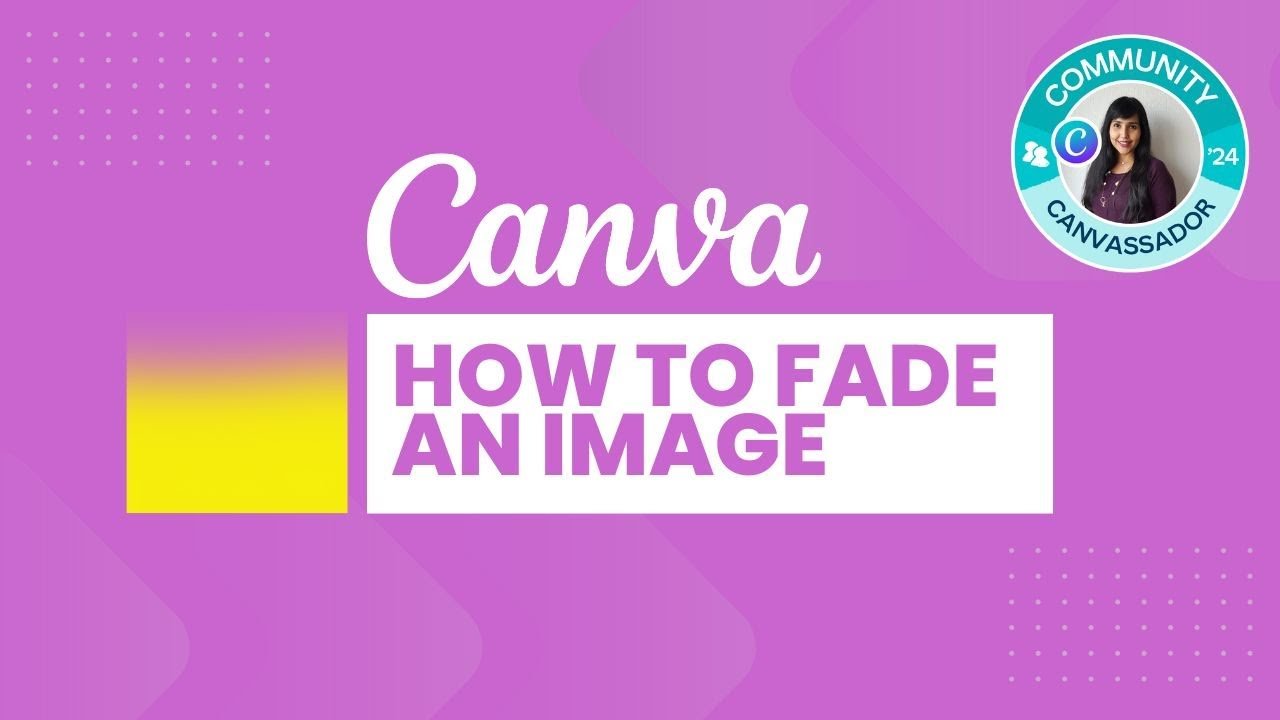 how to fade an image