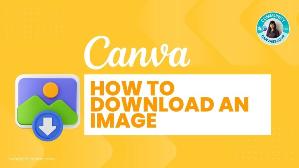 How to Download an Image in Canva