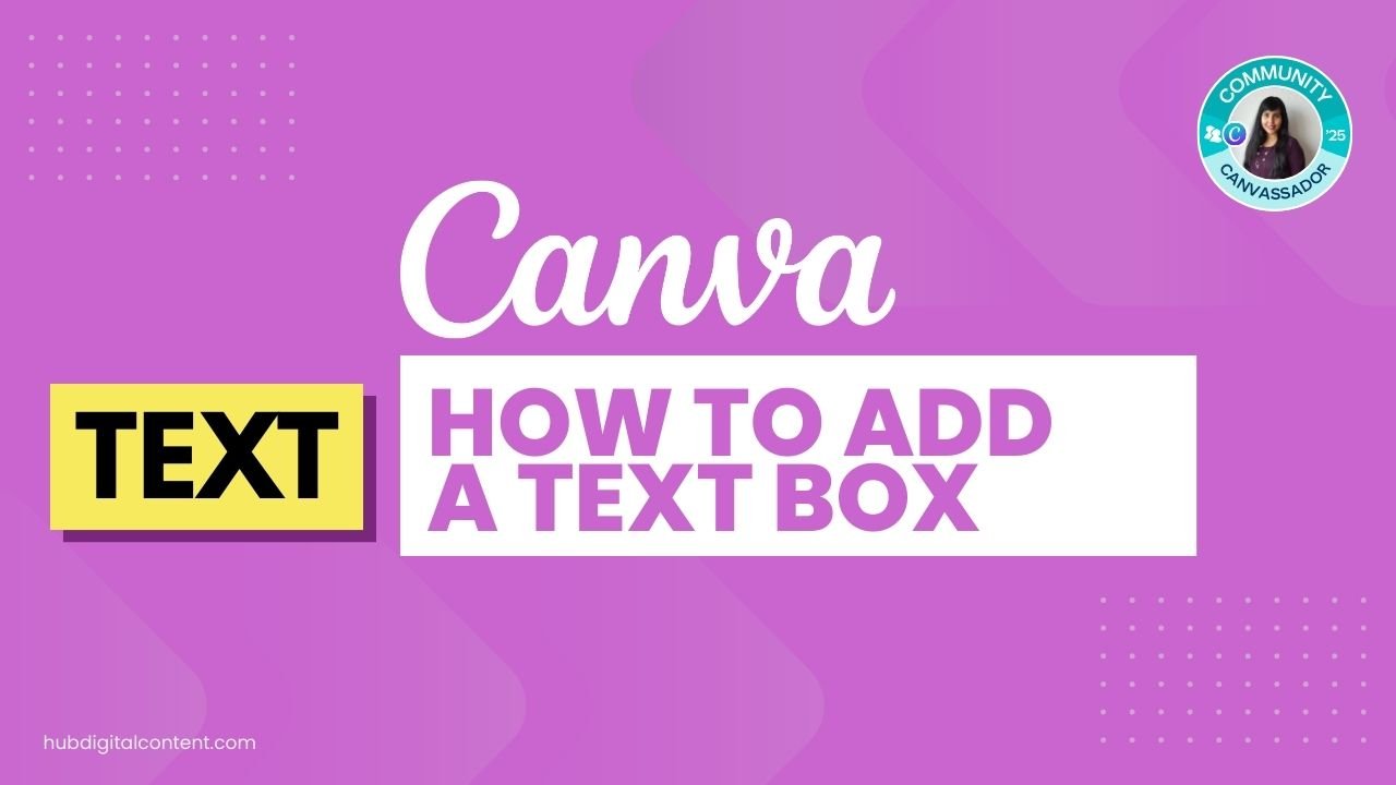 How to Add a Text Box in Canva