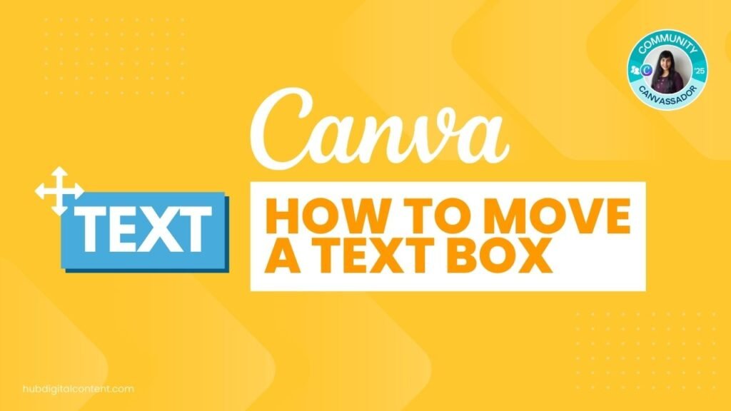 How to Move a Text Box in Canva